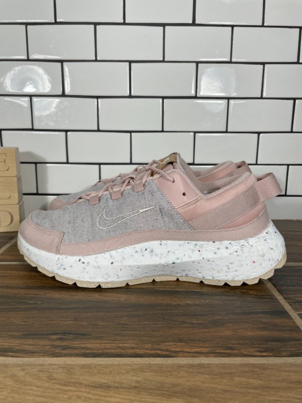 Nike Crater Remixa Shoes Womens Size 9 Pink Oxford Cream II Trainers Sneakers